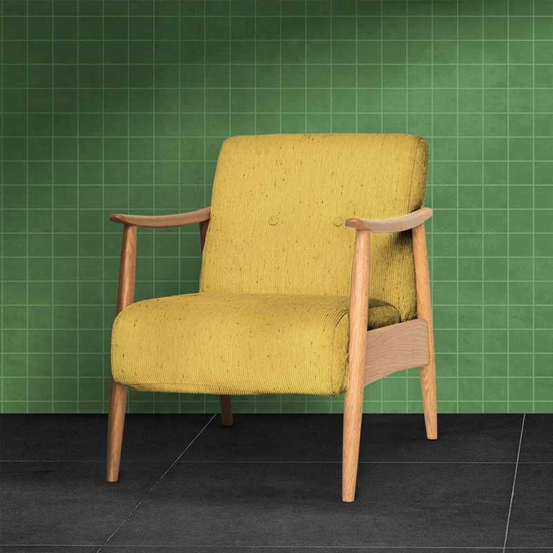 Velvet Accent Armchair – Luxurious Upholstered Lounge Chair for Living Room & Bedroom